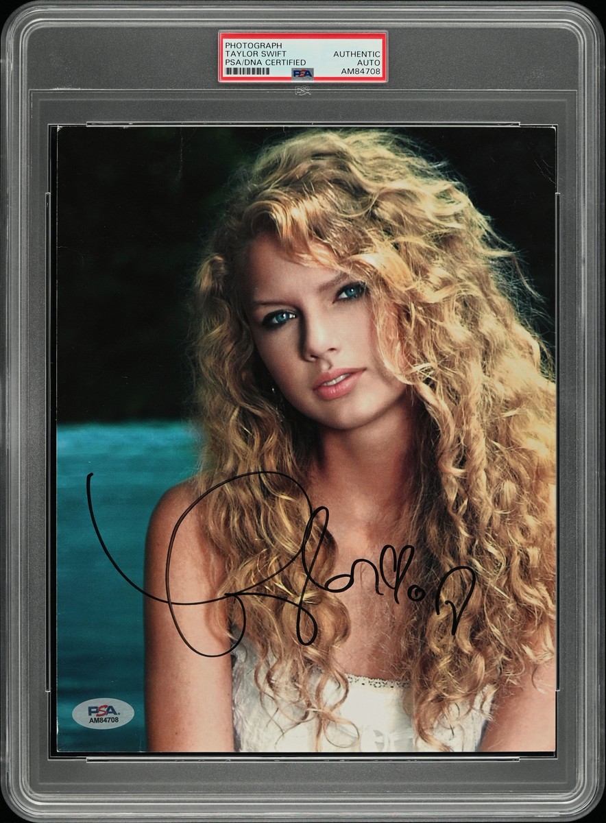 Taylor Swift Signed Autograph 2007 Debut Rookie 8x10