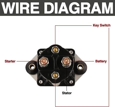 Mercury Force Marine Solenoid Relay – Fits 40-250HP, Replaces 89-817109A1/A2/A3