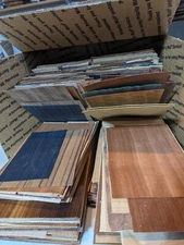 Wood Veneer Med FULL Art Box for Marquetry, Cricut, Arts & Crafts    IC65