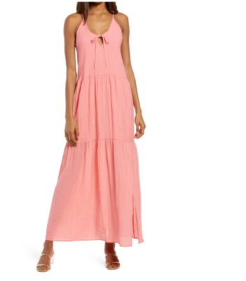 strapless open back dress Brunch On The Coast Shift Dress in Hot Pink S / Hot-Pink