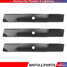 3x Mower Blades For John Deere GX21380 GY20679 GY20684 54" CUT