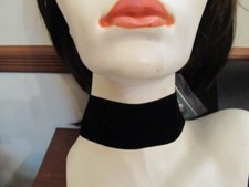 Fashion Black Velvet Choker Necklace Victorian Revival Style