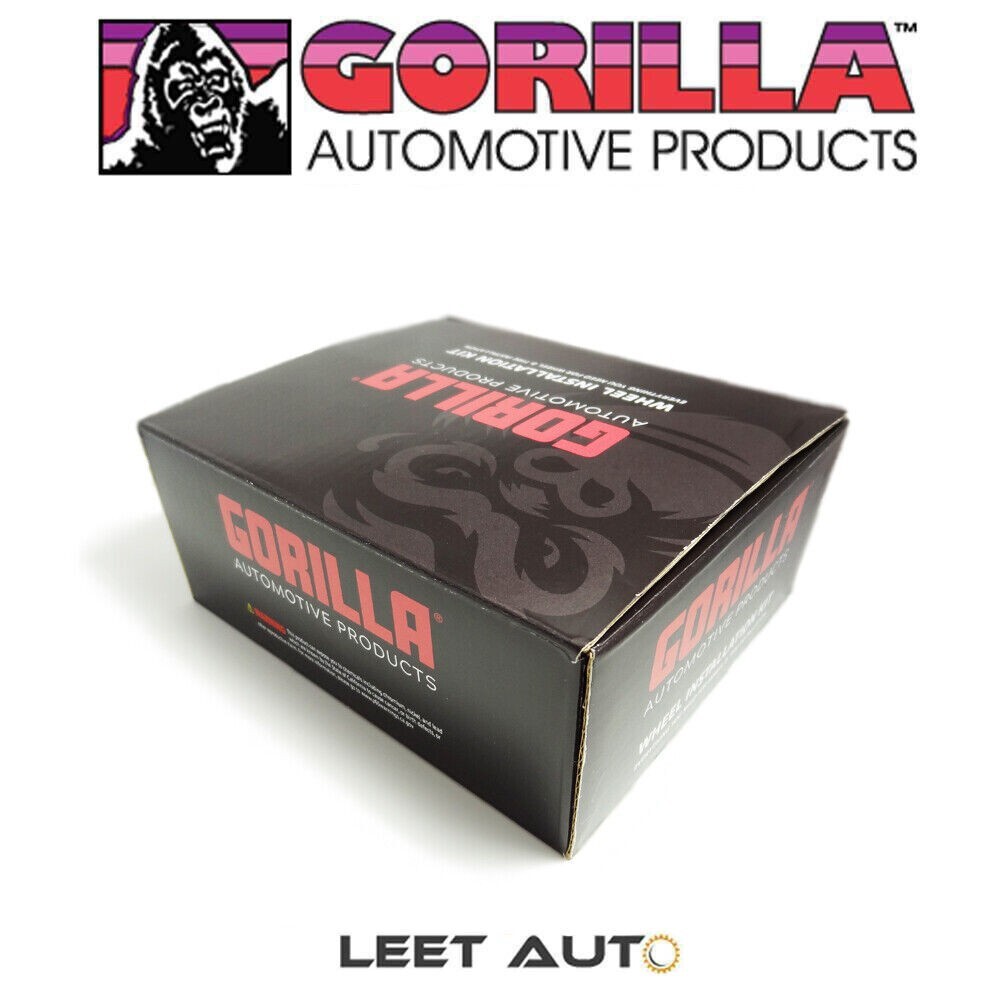 24) Gorilla Small Diameter Lug Nuts, 12mm x 1.25, Black