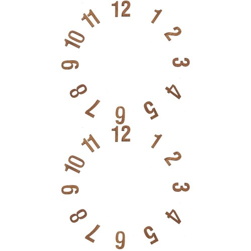 2 Count Watch The Face Akcesoria Panna Numery zastępcze zegarków