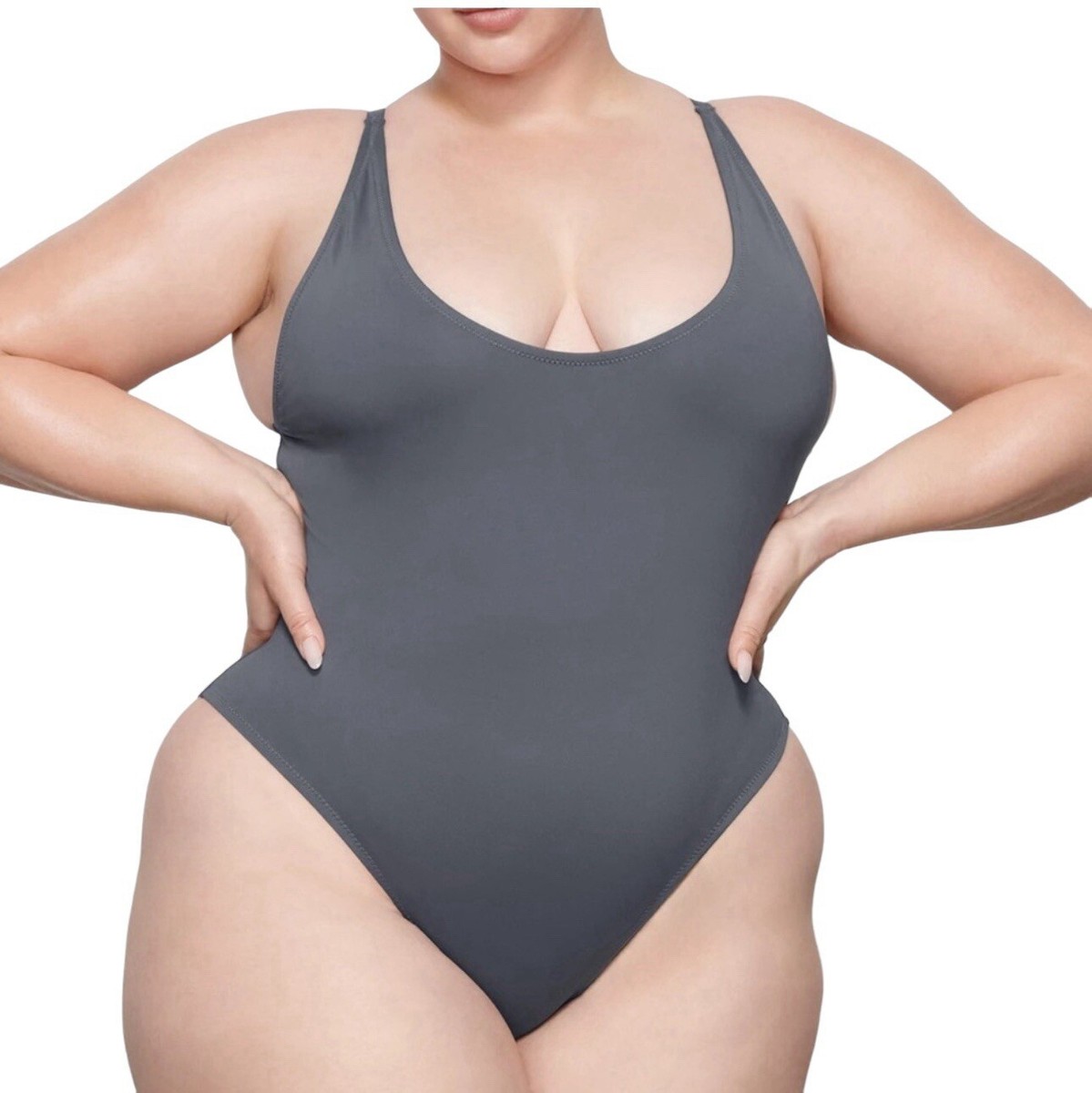 Skims ワンピース　グレー SKIMS ロングスリーブ ワンピース - ヘザーグレー | NET-A-PORTER