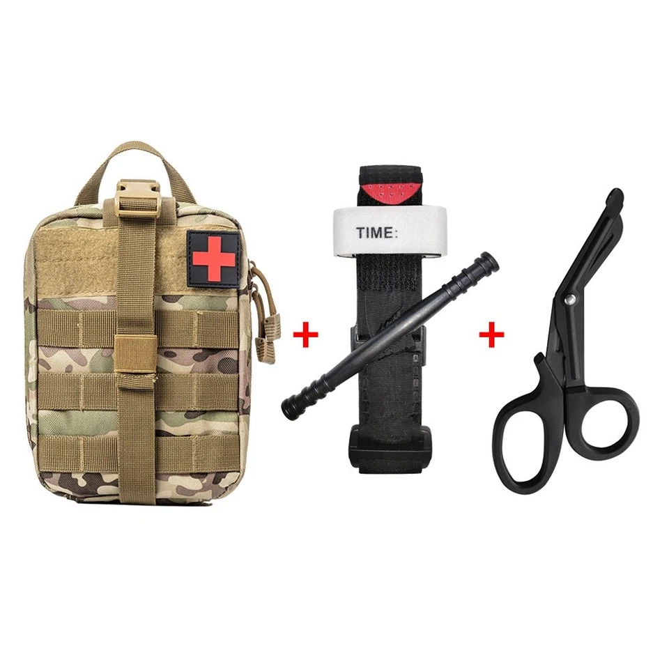 Molle Packung Rettung EDC Tasche Erste-Hilfe-Kit Survival Trauma Kit