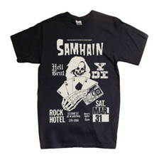 SAMHAIN ROCK HOTEL - Mens T-Shirt - Discharge print cotton danzig misfits