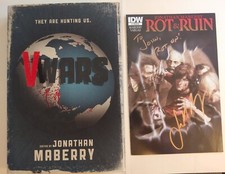 SIGNED! V-Wars by Jonathan Maberry Nancy Holder, Scott Nicholson Yvonne Navarro 