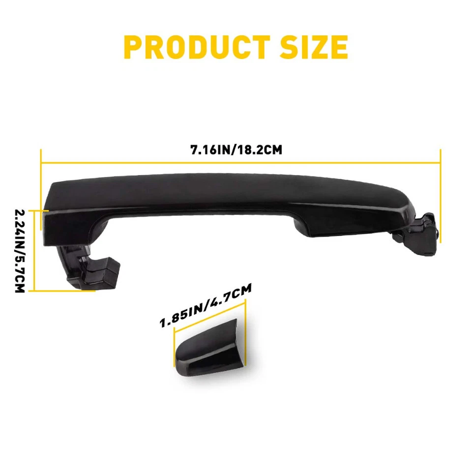 Manija de puerta exterior trasera para Toyota Camry 2002-06 lado conductor/pasajero diestro/diestro Foto 2 de 4