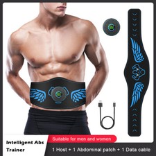 EMS Abdominal Muscle Toning Trainer ABS Stimulator Toner Fitness Belt 10 Modes