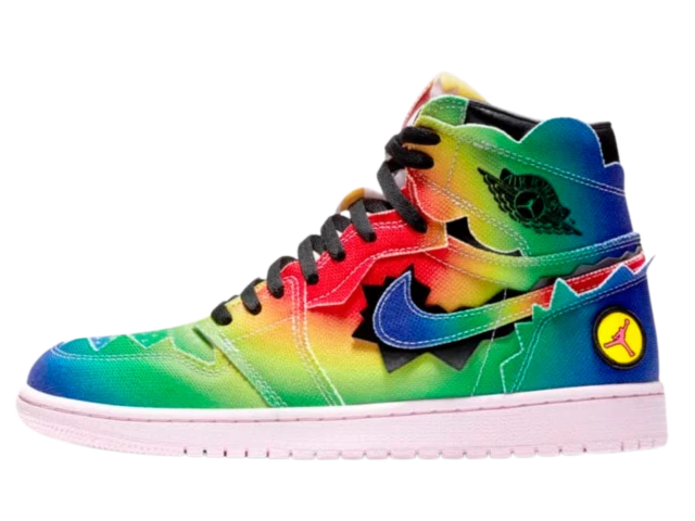 Jordan 1 Retro OG High x J Balvin Tie Dye DC3481-900 | eBay