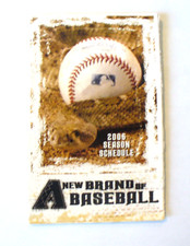 MLB - Arizona Diamondbacks 2006 Season Pocket Schedule - NEW - VINTAGE