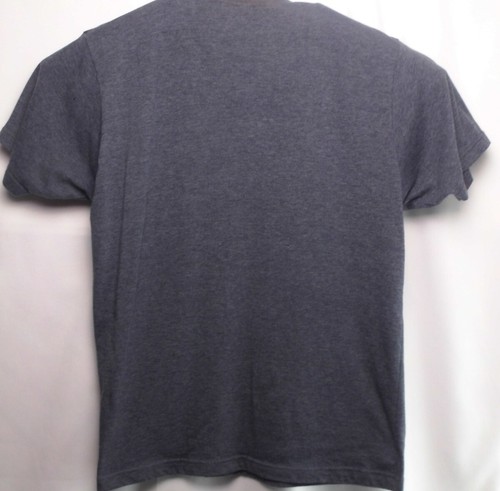 Tultex Men's "RUN WILD" T Shirt XL Preshrunk Solid Gray White Graphic - Picture 2 of 6