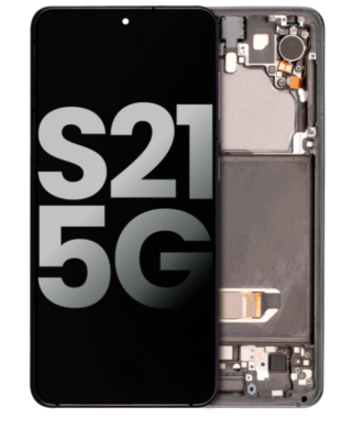 OLED Assembly W/Frame For Samsung Galaxy S21 5G (Used OEM Pull