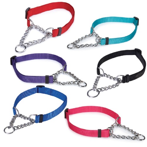 Choke-Style Adjustable Martingale Dog Collar - Picture 3 of 3