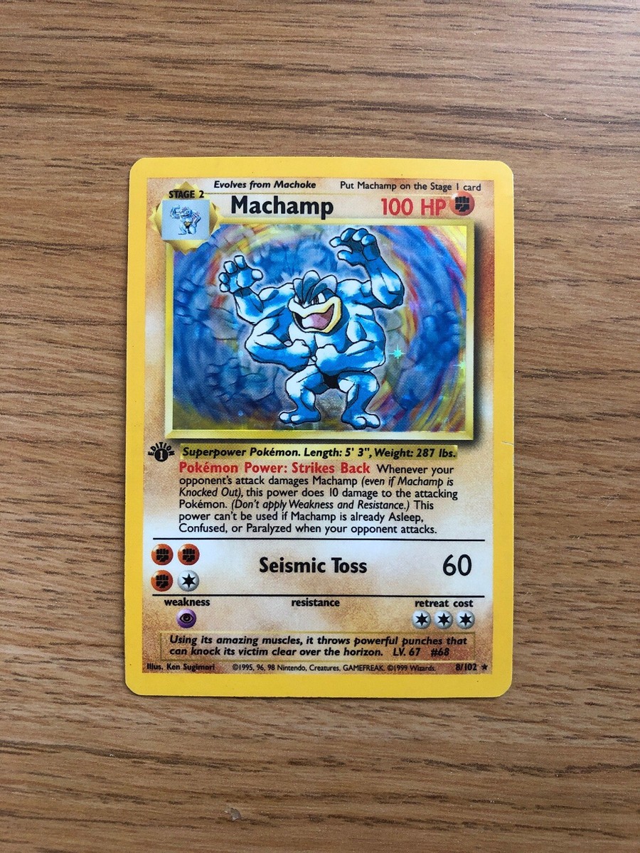 ポケモン - Machamp カイリキー 1ED 1st Edition 8/102 英語版 カイリキー 英語版 Machamp 1st edition 非常口 - メルカリ