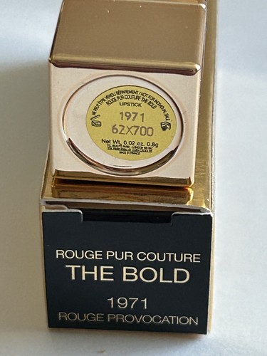 Rossetto Yves Saint Laurent The Bold High Pigment MINI - 1971 Provocazione Rouge - Foto 3 di 8