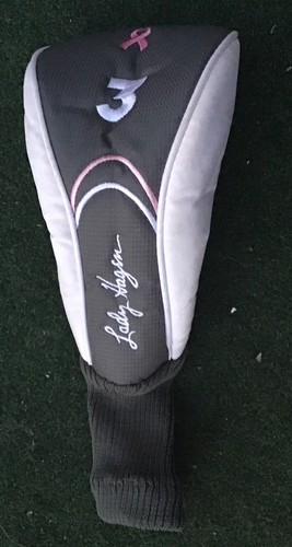 Lady Hagen Fight Cancer  3 Wood Headcover - Picture 1 of 4