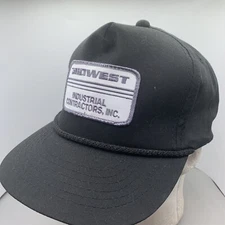 VTG Midwest Industrial Contractors - Snapback Rope Truckers Hat - YoungAn Hat Co