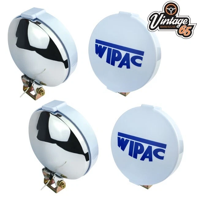 Classic Car Chrome Driving Spot & Fog Lamps Wiring Kits For Austin MG Triumph - Image 2 of 3