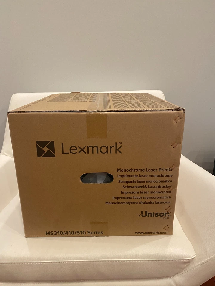 Lexmark 35SC060 MS317dn Compact Laser Printer, Monochrome, Networking, Brand New - Image 3 of 3
