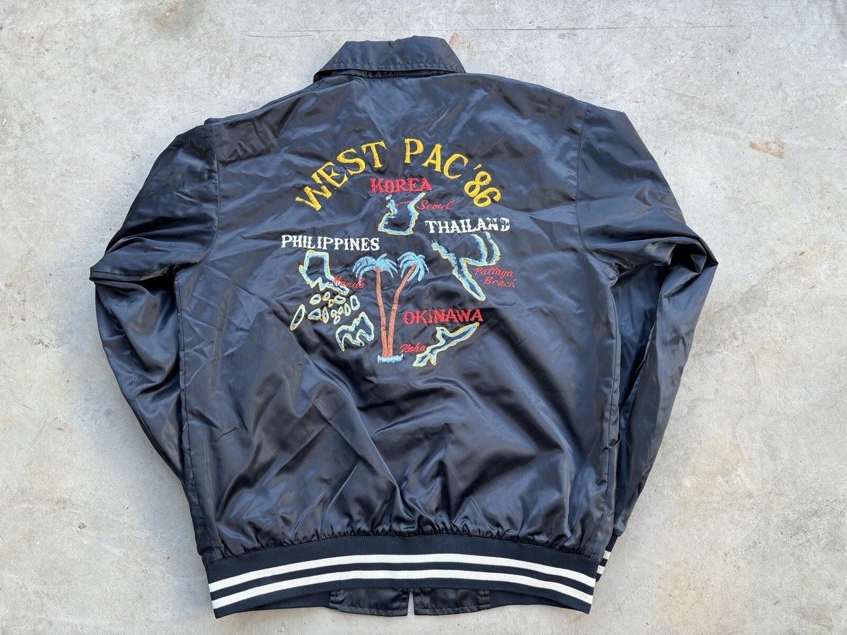 Vintage War Tour Souvenir Jacket West-Pac 86 Okinawa Star Vintage War Tour Souvenir Jacket West-Pac 86 Okinawa Star