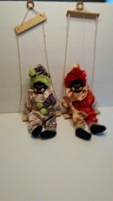 black faced dolls