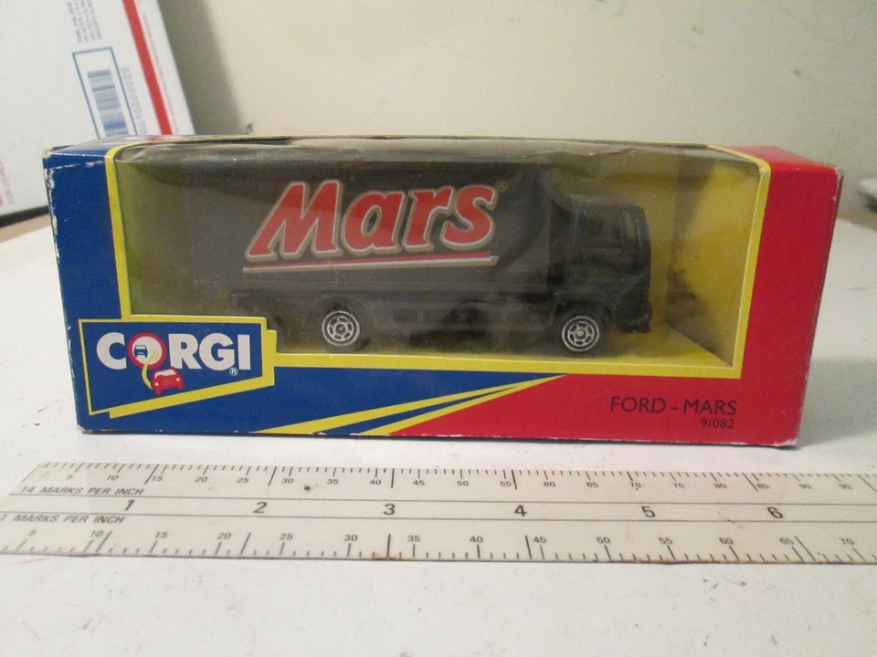 Camiones Corgi Juguetes Corgi Ford Mars Camiones Corgi con Orig. Etiqueta de precio Schwartz de caja y FAO Foto 4 de 4