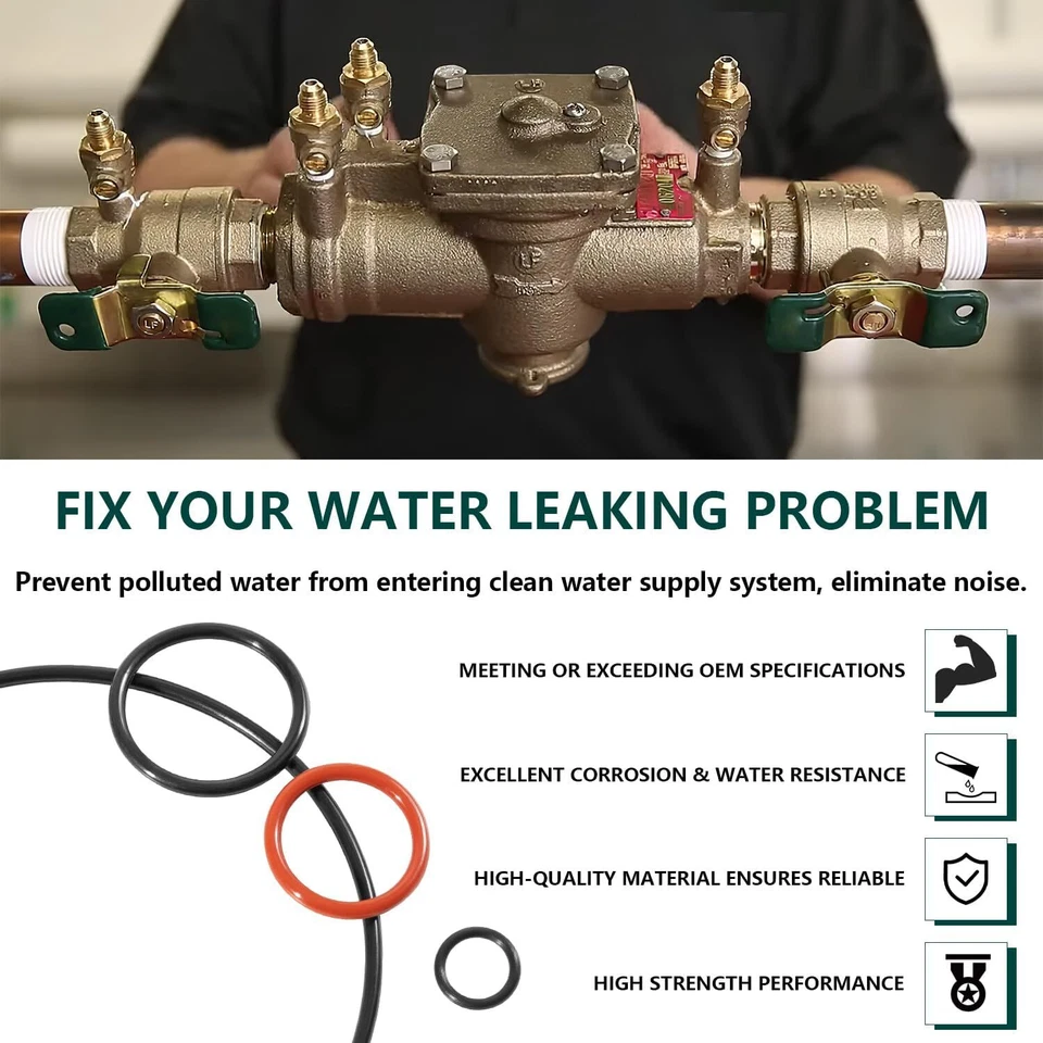 for Watts 0887794 009M2 1-1/4" - 1-1/2" Reduced Pressure Zone Total Repair Kit - Image 3 of 4