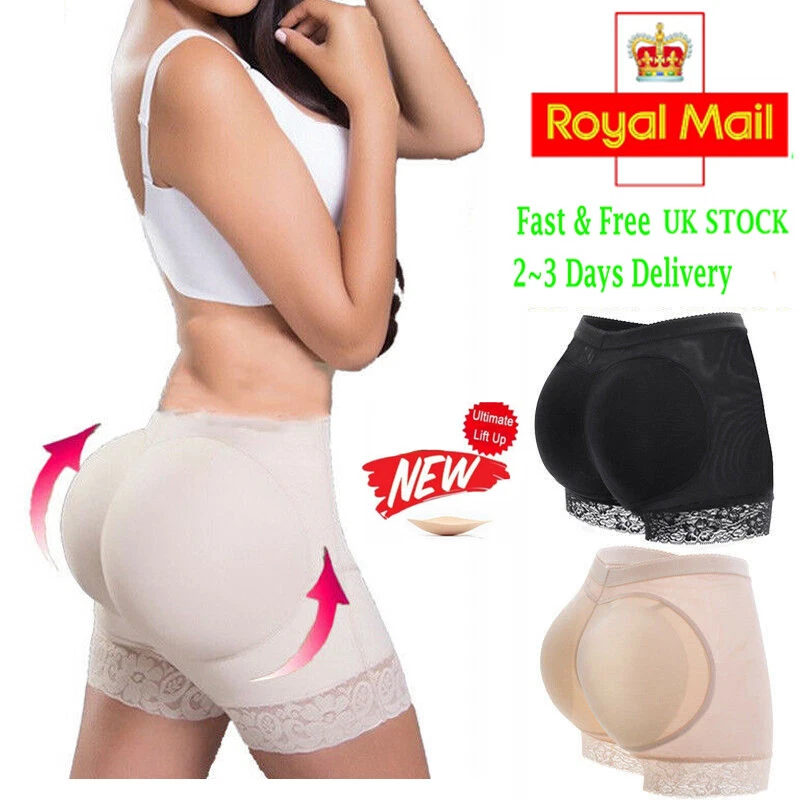 Women Padded Bum Pants Enhancer Shaper Panty Butt Lifter Booty