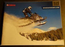 2010 YAMAHA SNOWMOBILE FULL LINE SALES BROCHURE 36 PAGES 089