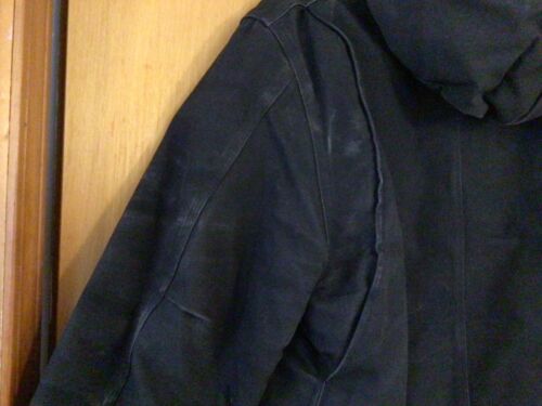 Vintage Carhartt CQ185 Herren Black Duck Jacket Hooded Quilt Lined Heavyweight IB-40 - Bild 11 von 14
