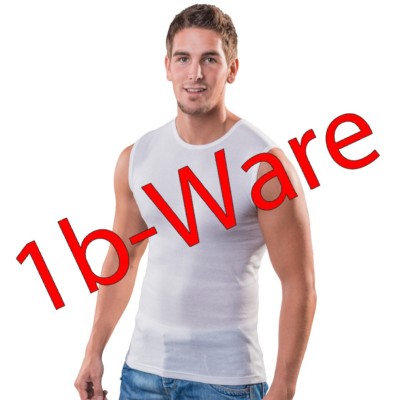 5er Pack Herren Muskelshirts Rundhals-Ausschnitt mit Fehlern 1b HERMKO 443040