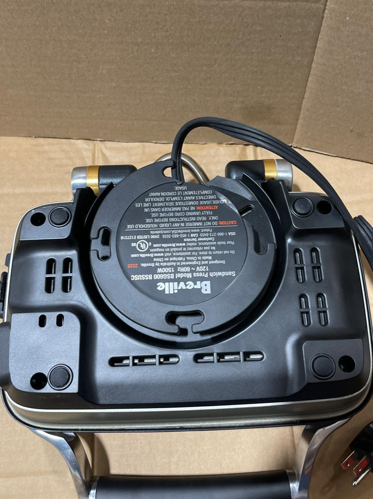 Breville BSG600BSS Panini Press, Brushed Stainless Steel eBay