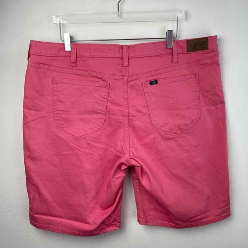 Lee Pink Mid Rise Stretch Comfort Waist Bermuda Shorts — Women's Size 22 NWT NEW - Picture 8 of 14