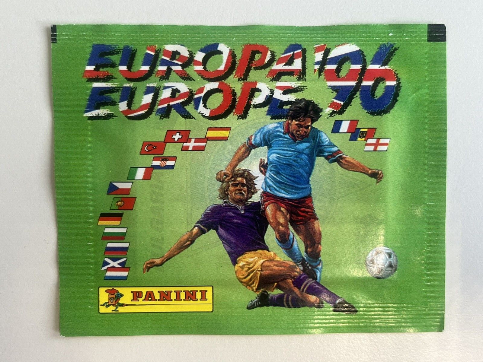 Thumbnail - Panini Euro Em 1996 - 1x Tüte (packet) - Incl. Badge Bulgaria 135 -