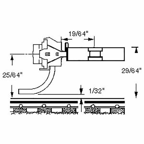 HO Kadee #118-25 SF Shelf Whisker Metal Couplers Medium 9/32" Centerset (25)pr - Picture 5 of 5
