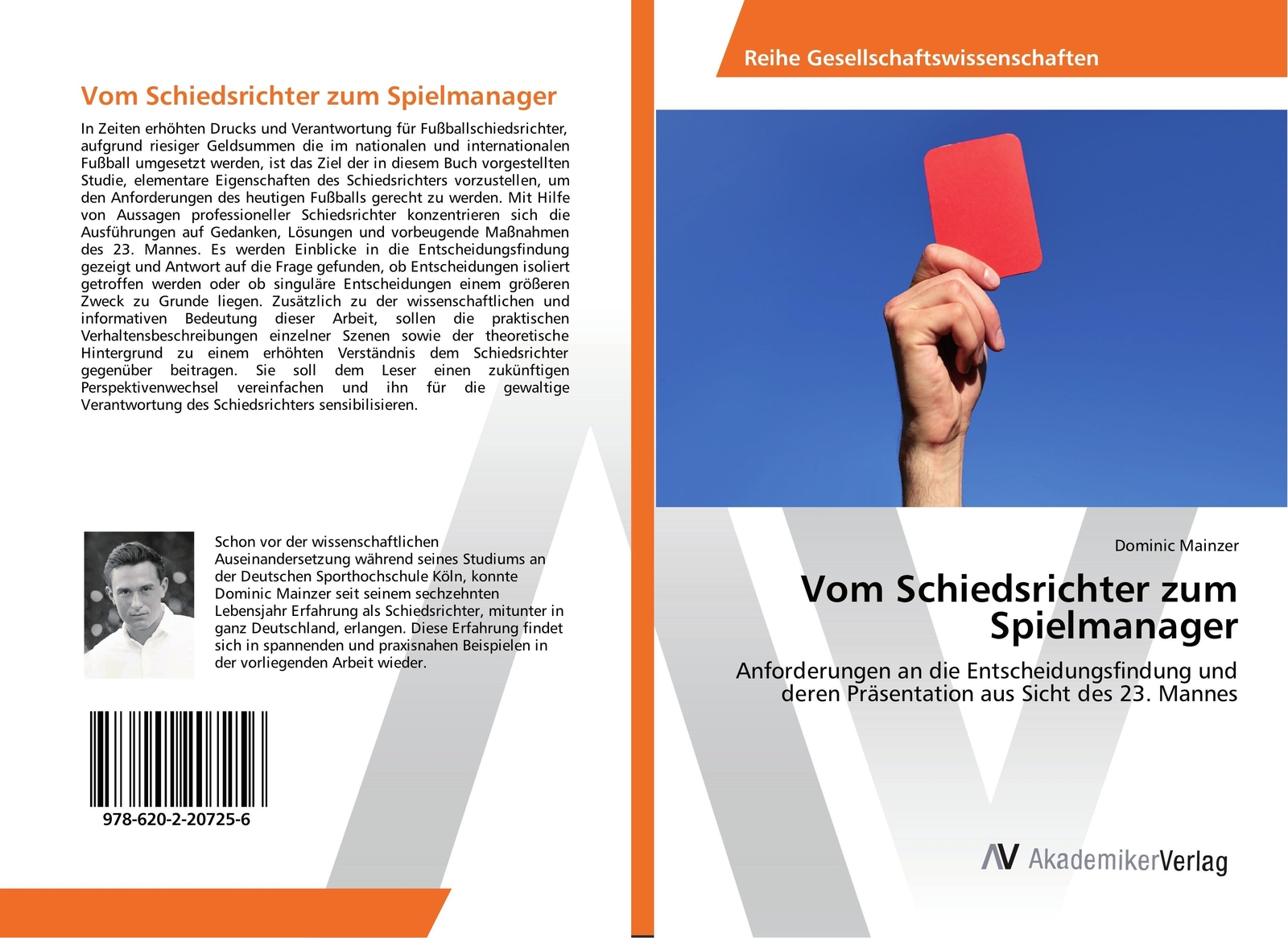 Thumbnail - Vom Schiedsrichter Zum Spielmanager Dominic Mainzer Taschenbuch