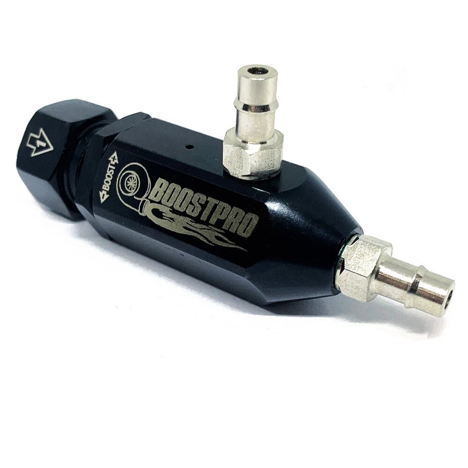 KIT Controlador Boost Manual NEGRO Turbo MBC 0-30PSI con Boost Gauge y Montaje Foto 2 de 4