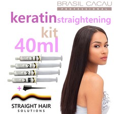 DIY Home Keratin Hair Straightening Treatment Fight the Frizz 40ml Kit w/ comb