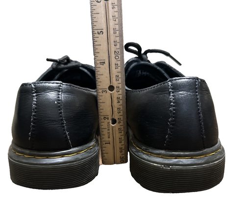 Dr. Martens Black Zavalalo LA004 Leather Round Toe Oxford Shoes Unisex M-6 W-7 - Picture 5 of 8