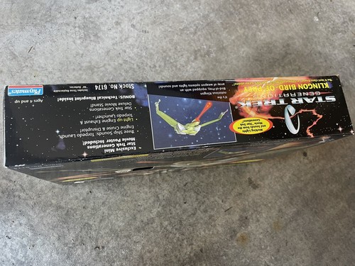 Star Trek Generations Klingon Bird-of-Prey 1994 #6174 Playmate Collectors Ed New - Picture 7 of 11