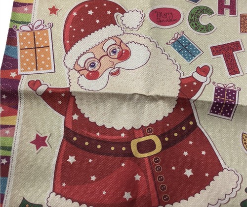 Quadratischer Kissenbezug Weihnachtsmann frohe Weihnachtsgeschenke 18 Zoll x 18 Zoll - Bild 2 von 7