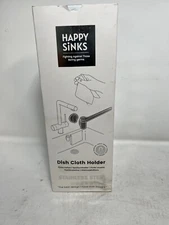 Happy Sinks Magnetic Dishcloth Holder - Steel