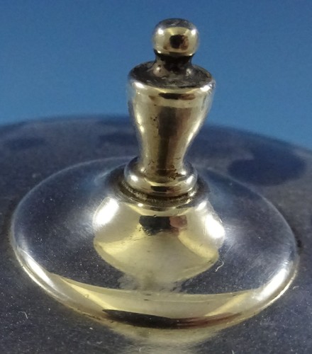 Gadroon by Webster Sterling Silver Mustard Pot with Insert and Spoon (#2483) - Picture 4 of 8
