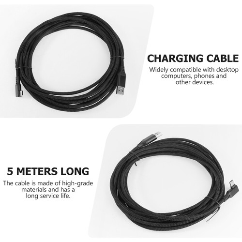 VR Headphone Data Cable Usb Extension Type for Laptop Charging Fast - 第 4/12 張圖片