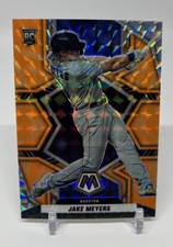 2022 Panini Mosaic Jake Meyers RC #221 Reactive Orange Mosaic
