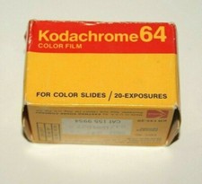 Vintage 1984 Kodak Kodachrome 64 Sealed 35mm Film