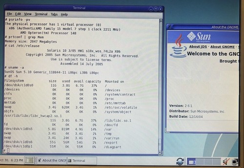 Sun Fire X2100 server 2.2GHz 2GB 2x80GB SATA | Solaris 10 64-bit Installed - Picture 3 of 5