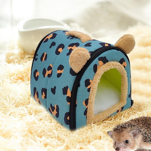 Plush Fleece Guinea Pig Nest Pouch Small Animals Sleeping Bed Mat Hamster House - Picture 10 of 15